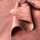 [Bientôt dispo] Cuir pleine fleur Veau Grainé Souple Gras Vieux rose