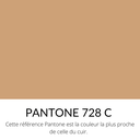 [Bientôt dispo] Cuir pleine fleur Veau Grainé Souple Classique Beige Nude