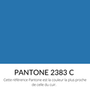 [Bientôt dispo] Cuir pleine fleur Vachette Lisse Ferme Classique Bleu clair