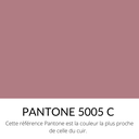 Cuir pleine fleur Vachette Lisse Ferme Métallisé Rose