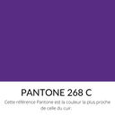   Veau Grainé mini caviar Souple Classique Violet