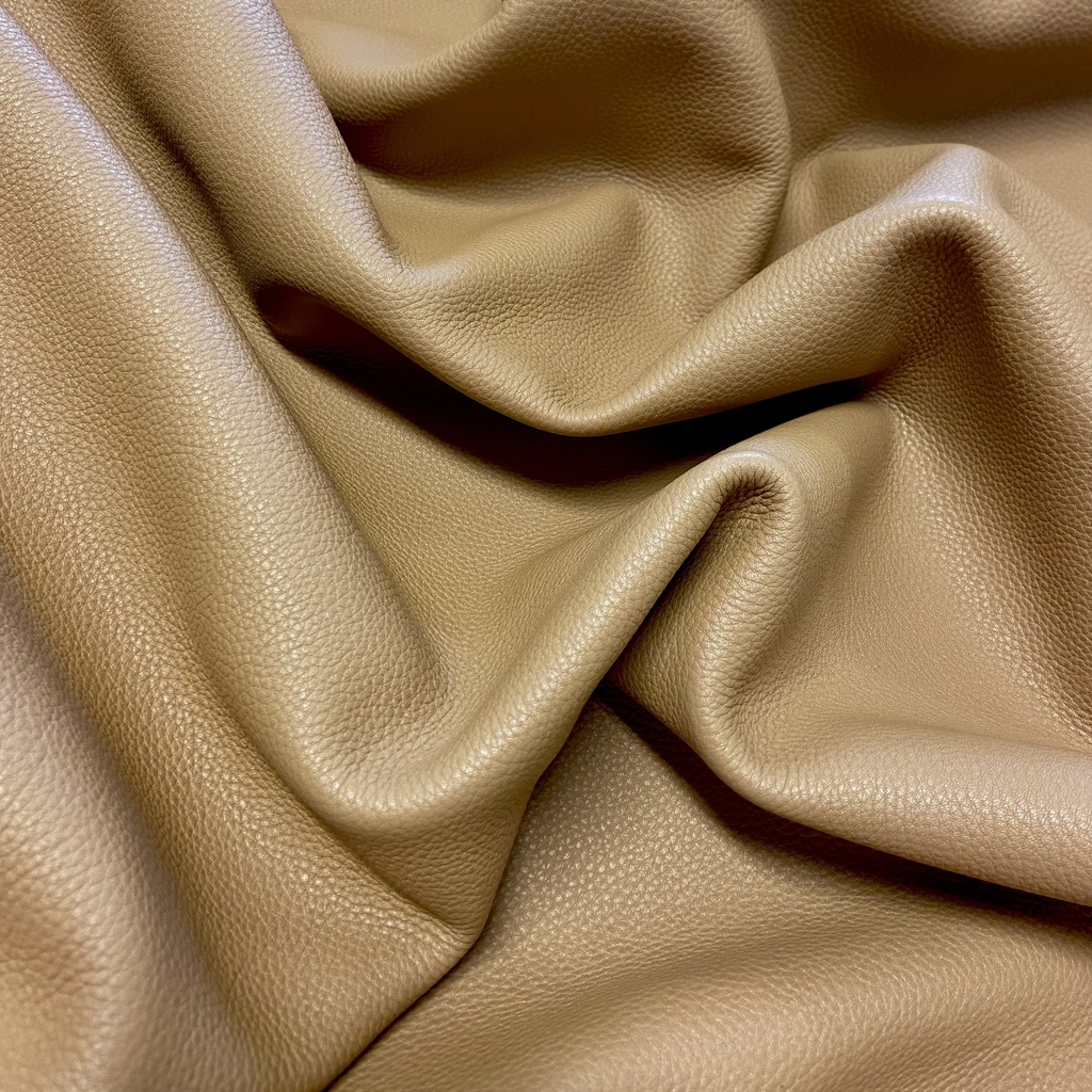 [Bientôt dispo]  Veau Grainé Souple Classique Camel clair