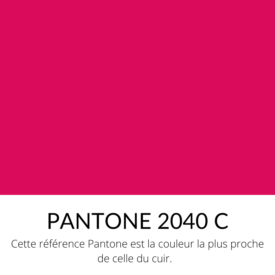 [Bientôt dispo] Cuir pleine fleur Veau Lisse Ferme Vernis Framboise