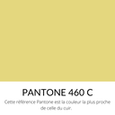 [Bientôt dispo] Cuir pleine fleur Veau Lisse Ferme Vernis Jaune pâle