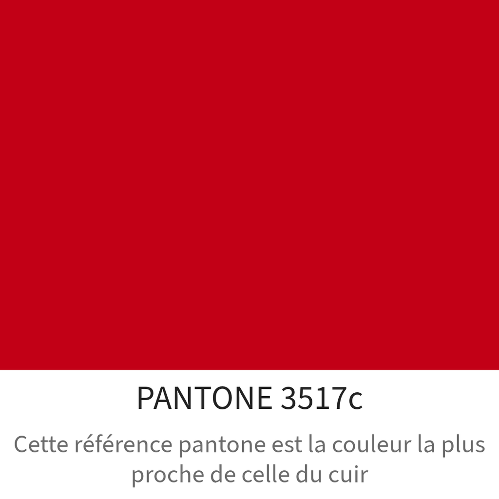 [Bientôt dispo]  Vachette Lisse Souple Classique Rouge lipstick