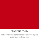 [Bientôt dispo]  Vachette Lisse Souple Classique Rouge lipstick