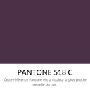 Agneau Lisse Souple Classique Aubergine