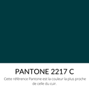 Agneau Lisse Souple Classique Bleu canard