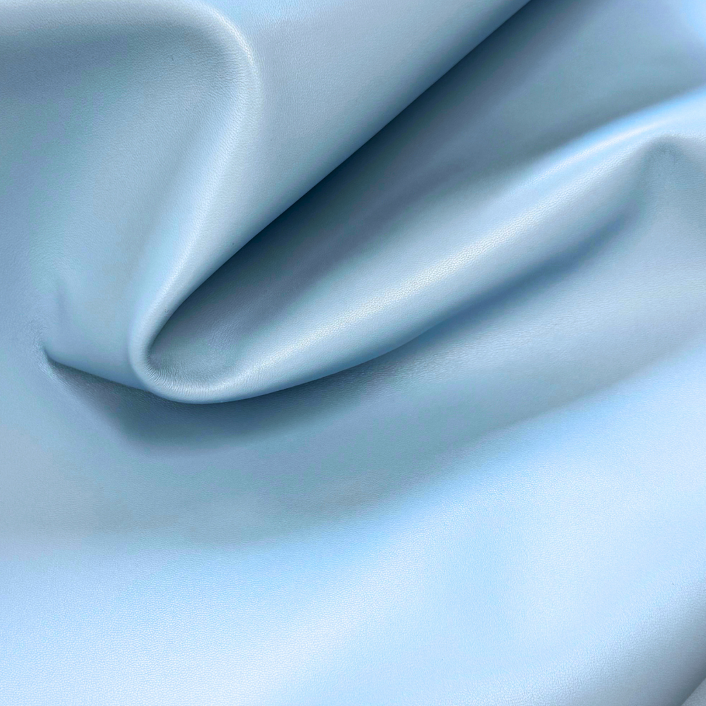 Agneau Lisse Souple Classique Bleu ciel