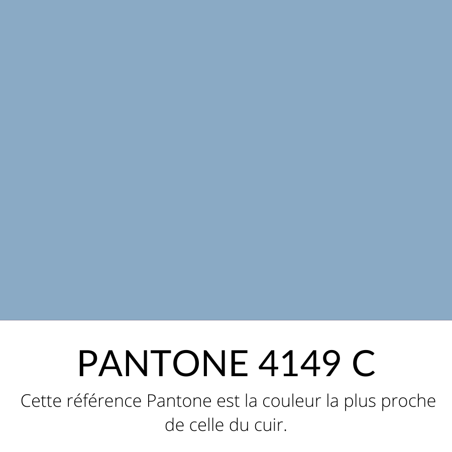 Agneau Lisse Souple Classique Bleu ciel