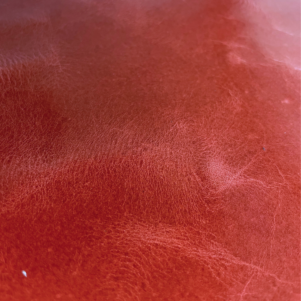   Vachette Froissée Lisse Ferme Vernis Terre rouge