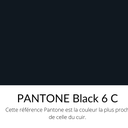 Veau Grainé Ferme Vernis Noir