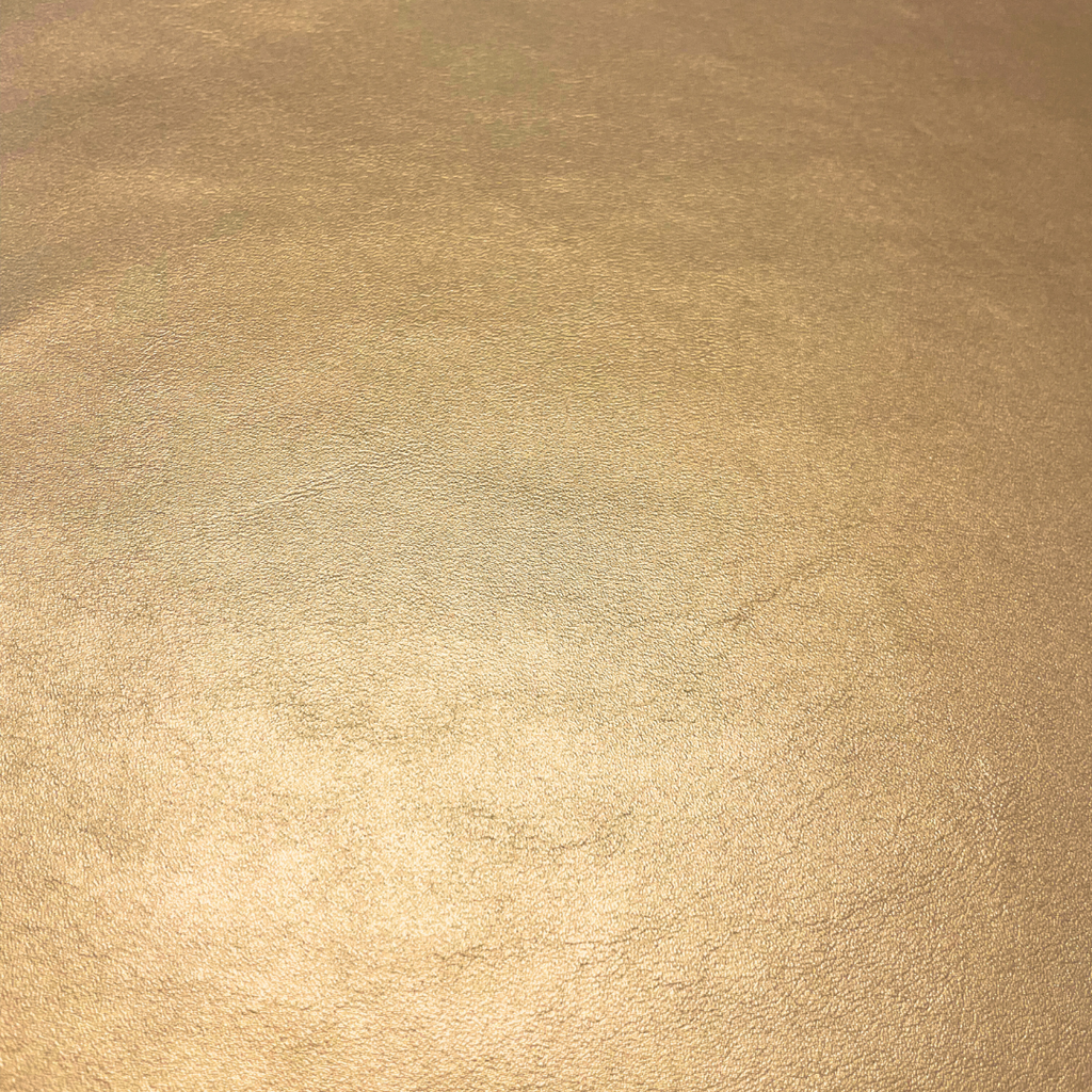 Veau Lisse Souple Métallisé Or