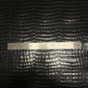   Veau Embossé Croco All Over Ferme Brillant Noir