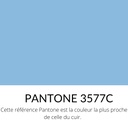   Veau Grainé Souple Classique Bleu Ciel