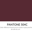   Veau Lisse Souple Classique Bordeaux