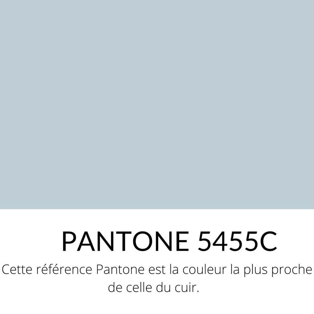   Veau Lisse Souple Classique Bleu ciel