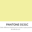   Veau Lisse Souple Satiné Jaune citron