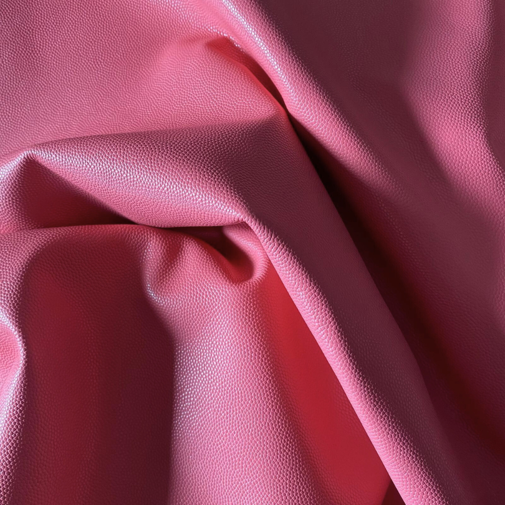   Veau Grainé mini caviar Souple Brillant Rose bonbon