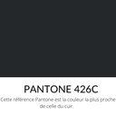   Veau Grainé mini caviar Souple Brillant Gris anthracite