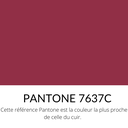   Veau Grainé mini caviar Souple Brillant Framboise