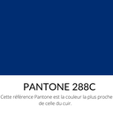   Veau Grainé mini caviar Souple Brillant Bleu électrique