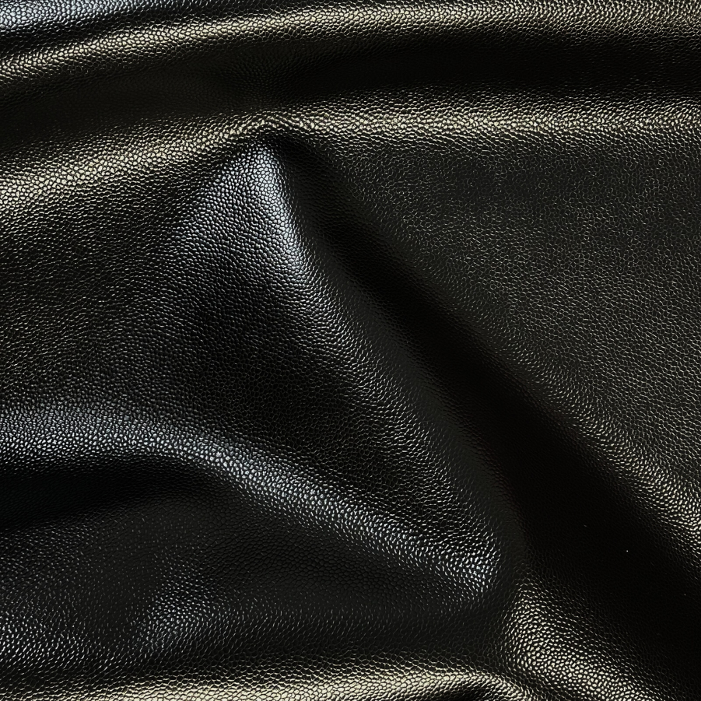   Veau Grainé caviar Souple Brillant Noir