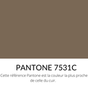 Veau Grainé Souple Classique Taupe