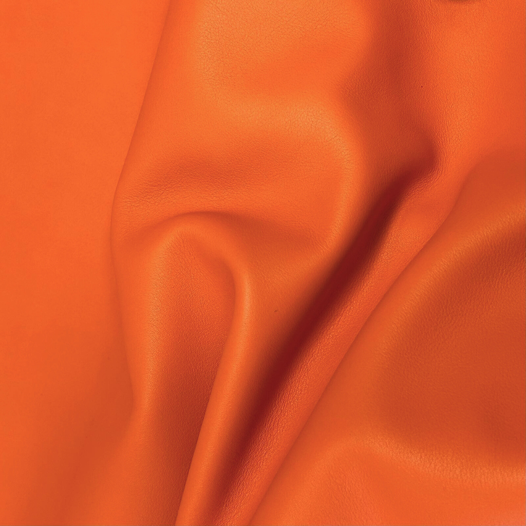Veau Petit grain Souple Classique Orange
