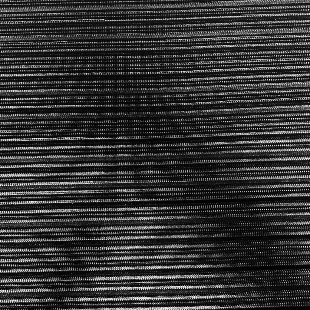 Toile de Veau tressé coloris Noir