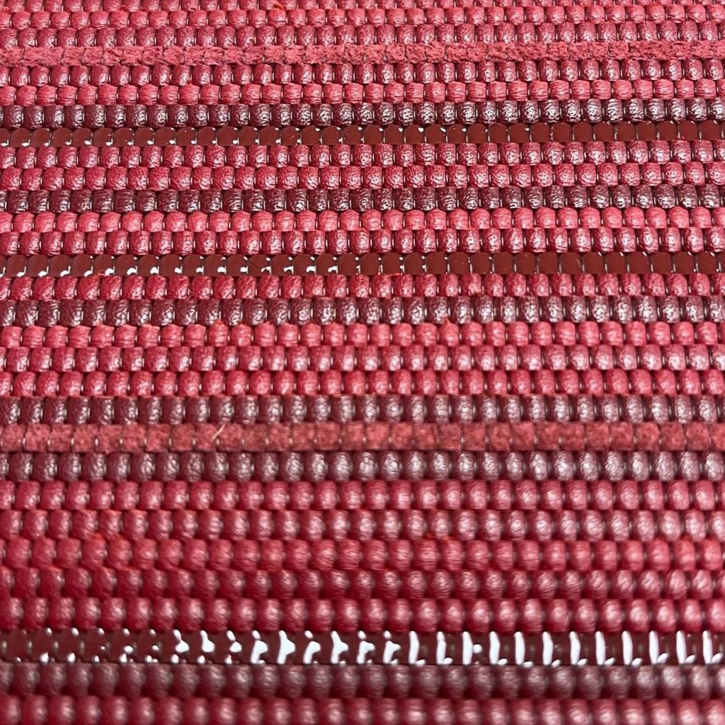 [SOURCING] Toile de Veau Tressé Violet rouge par rouleau