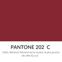 [SOURCING] Veau Tressé bicolore Noir et Bordeaux par rouleau