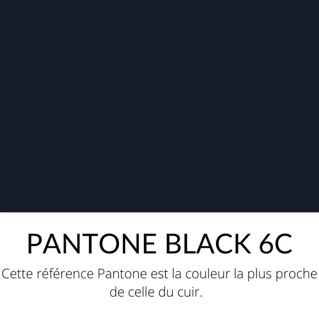 Toile de Veau tressé coloris Noir