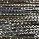 Toile de Veau tressé bicolore Marron & Noir