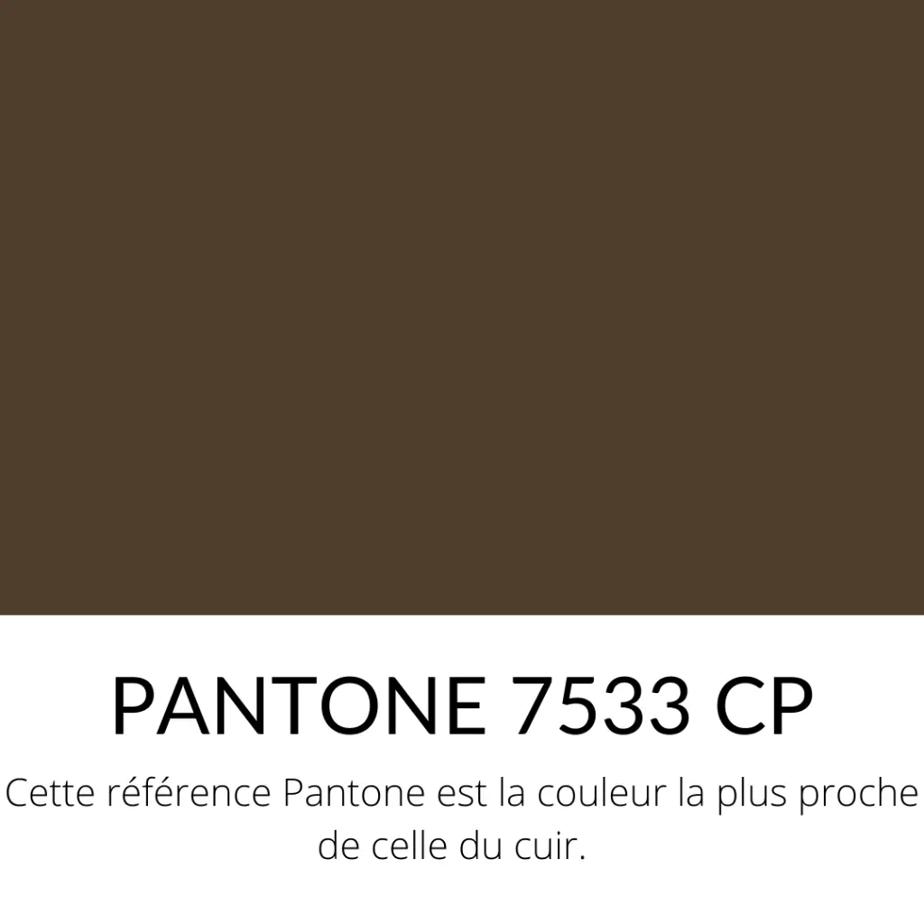 Toile de Veau tressé bicolore Marron & Noir