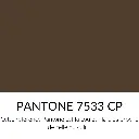 Toile de Veau tressé bicolore Marron & Noir