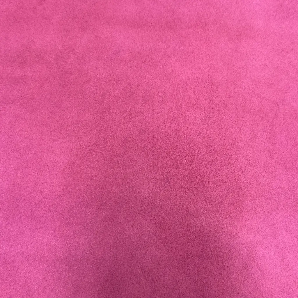 Croûte de cuir de chèvre Lisse Souple Velours Fuschia