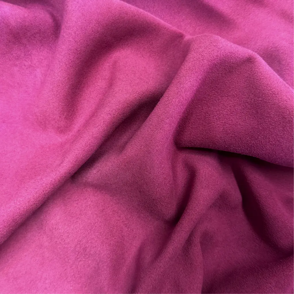 Croûte de cuir de chèvre Lisse Souple Velours Fuschia