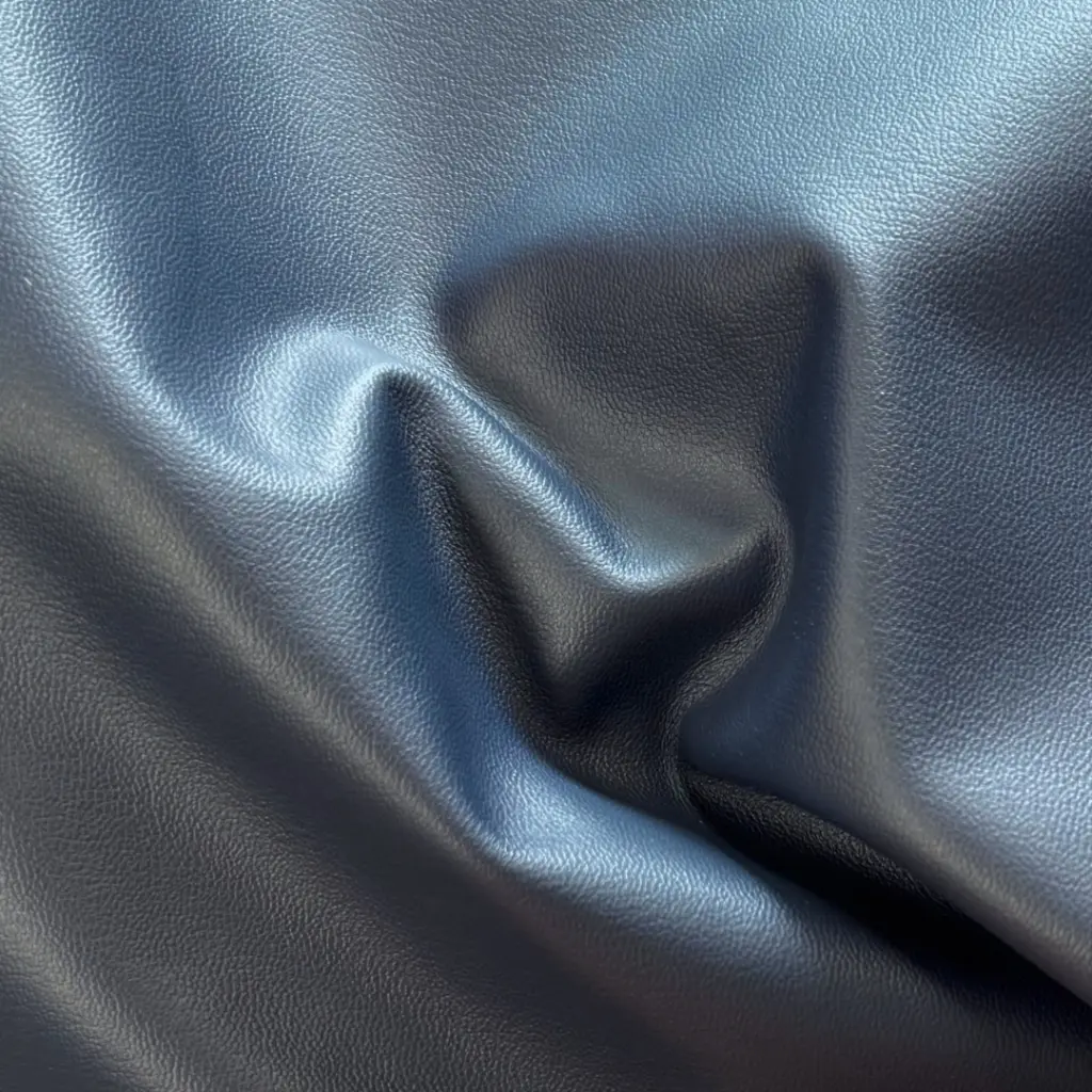 Vachette Petit grain Souple Bleu marine