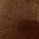 Chocolate brown polyester Alcantara microfibre