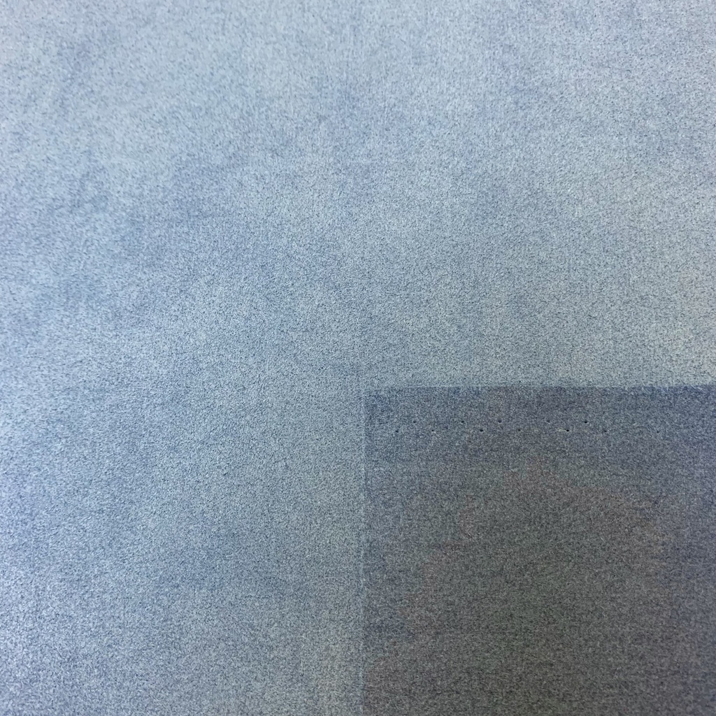 Denim blue polyester Alcantara microfibre