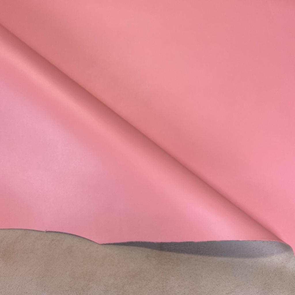Bubble Gum Pink Firm Grained Palmellato  Cowhide