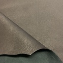 Veau Grainé Naturel Souple Finition Semi-aniline Plomb