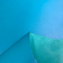 Lagoon blue small grain & firm shiny calfskin