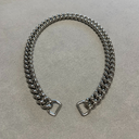 Set of 5 Silver Brass Chains