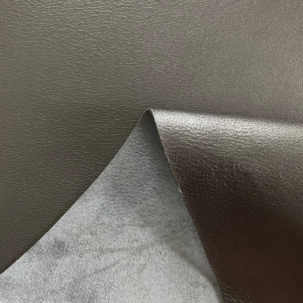 Slate-grey small grained & firm satin goatskin