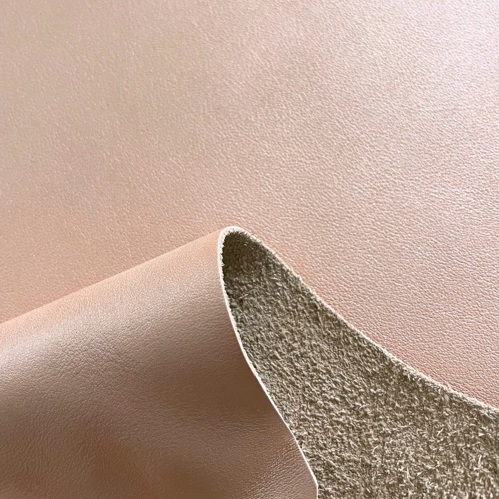   Veau Lisse Souple Nacré Rose Poudré