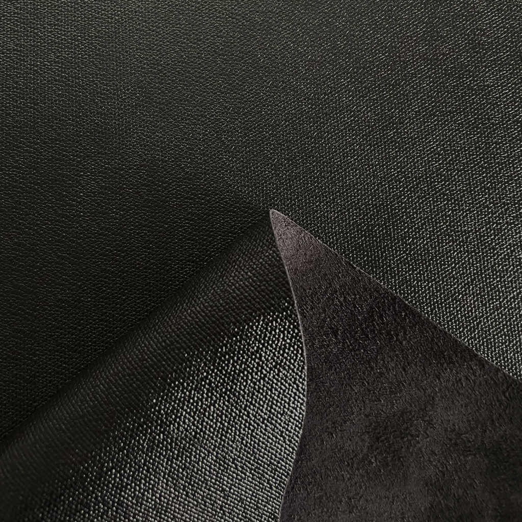 Veau petit grain Souple Brillant Noir