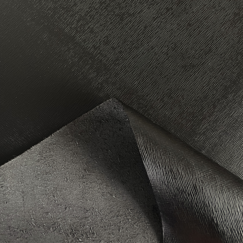 Black liege grained & firm shiny calfskin