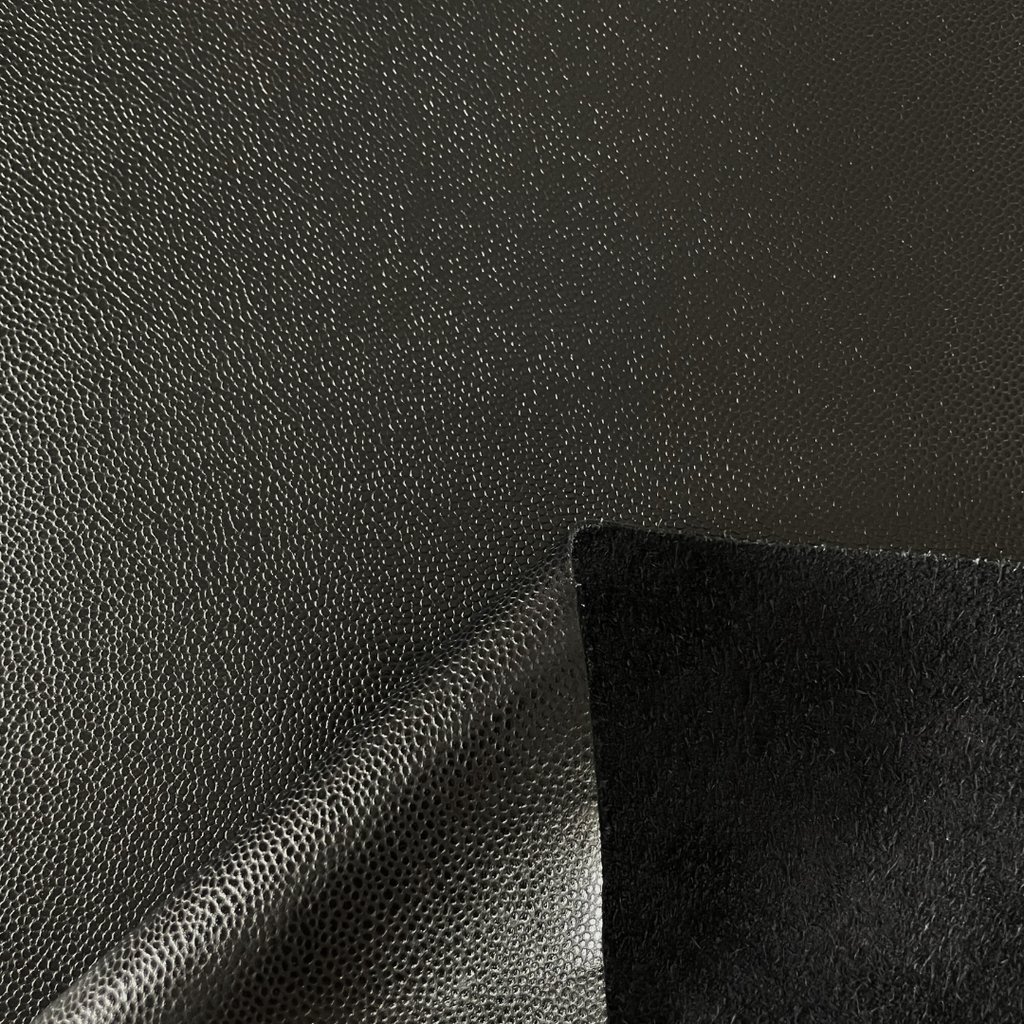Black Mini Caviar Grained Firm Classic Calfskin